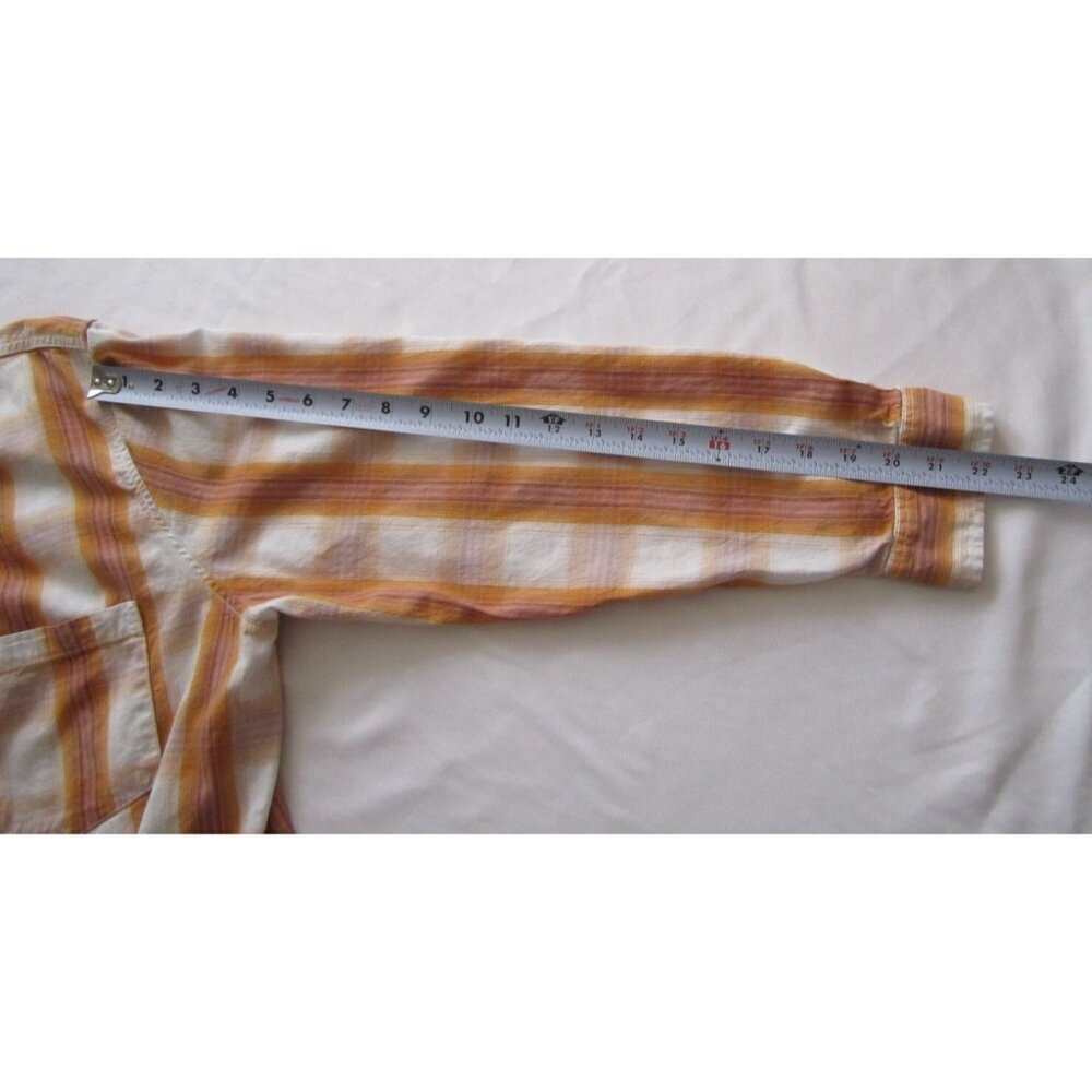 Women‎ Universal Thread Cotton Blend Madras Button Long Sleeve Shirt Sz (WB360) - Picture 5 of 8
